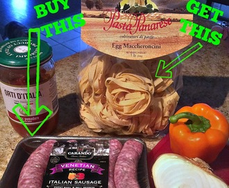 Kroger's #TasteofItaly Recipe: Sausage Spiedini Skewers