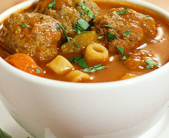 Italian Meatball Soup (CHECK OUT OUR NEW LOOK)