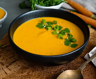 Krémová mrkvová polievka