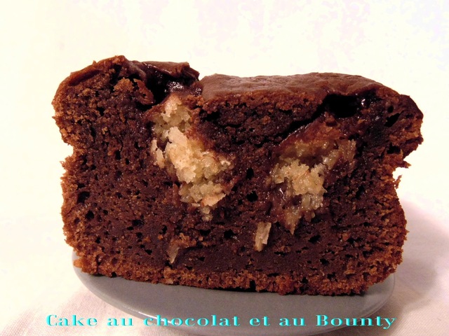 Cake au chocolat et aux Bounty