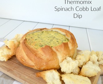 Thermomix Spinach Cobb Loaf Dip Recipe