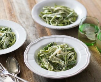 Thermomix Gluten Free Spinach and Lemon Pasta