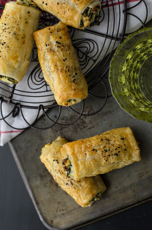 Feta Ricotta Spinach Rolls with Video