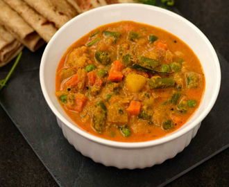 Hotel Style Vegetable Kurma Recipe | Hotel Chapathi Kurma Recipe | Vegetable Kurma(Hotel Style) Recipe