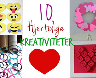 10 Valentines kreativiteter for barn
