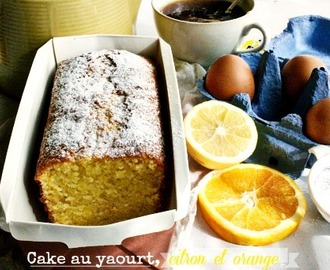 Cake au yaourt, citron et orange