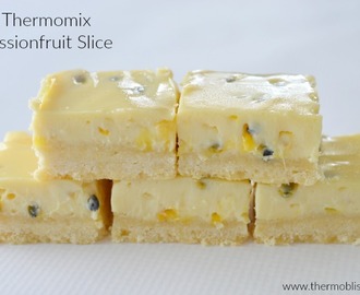 Thermomix Passionfruit Slice