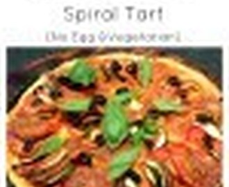 Recipe: Zucchini, Tomato & Fresh Mozzarella Spiral Tart {No Egg, Vegetarian Vegetable Tart That Uses Up The Summer Garden Produce}