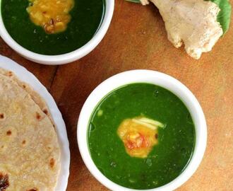 Dal Palak | Spinach Dal Recipe | Chapati Side Dish