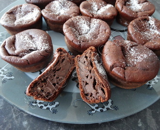 Muffins fondants chocolat banane