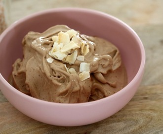 Healthy Thermomix Chocolate Coconut Rough Ice-Cream