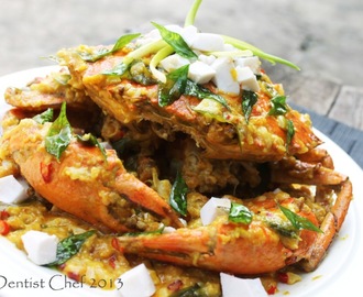 Stir Fry Crab with Salted Egg Yolk and Cheese Sauce Recipe ala Dentist Chef