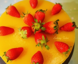 Healthy Mango Cheesecake 健康芒果芝士蛋糕（中英加图对照食谱）