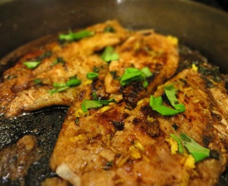fish with lemon and brown butter sauce