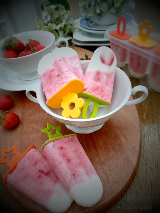 Crianças na Cozinha: Frozen Yogurt de Morango
