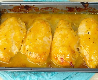 Honing-mosterd kip uit de oven
