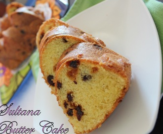 Sultana Butter Cake