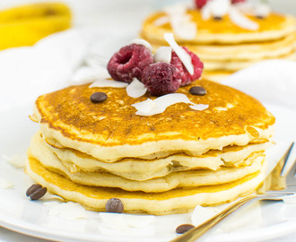 Einfache vegane Pancakes aus nur 5 Zutaten