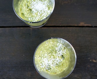 Raw vegan lime pots for 5 years of blogging