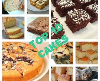 50 cakerecepten op mijn blog - mijn top 10