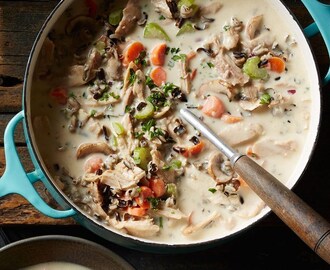 Cream of Turkey & Wild Rice Soup