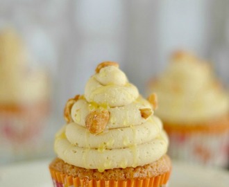 Cupcakes de cacahuetes con miel