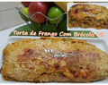 Torta Fit de Cenoura/Batata Doce-Recheio de Frango Com Brócolis