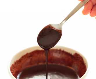 Sirope de Chocolate Casero (2 Ingredientes)