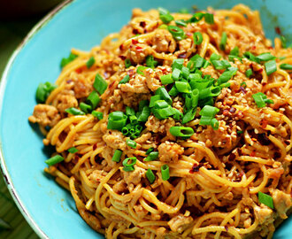 Spicy Sesame-Chili Noodles with Chicken