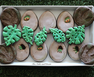 Dinosaur Party Cookies