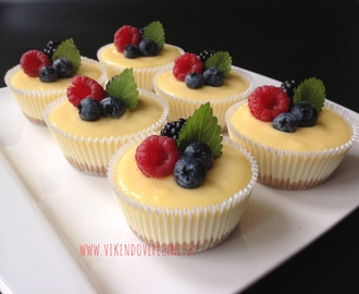 Mini cheesecakes s citronovým krémem