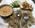 Sauteed Paneer, Peas Pulao and Boondi Raita - Balance of Nutrition