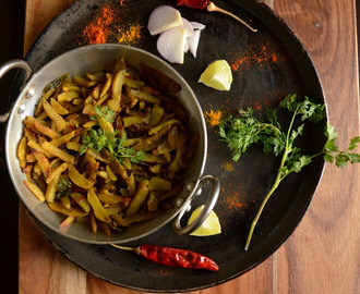 Koorka Upperi | Kurka Ularthiyathu | Kerala Style Koorka (Chinese Potato) Stir fry
