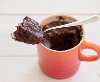 Chocolade mug cake – recept