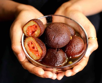 kala jamun recipe | black jamun recipe with instant khoya or mawa