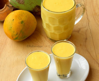 Mango Tender Coconut Milkshake | Mango Elaneer Milkshake