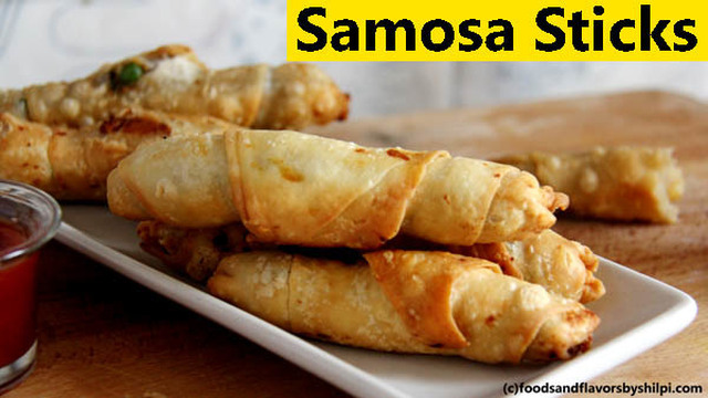 Samosa Rolls – samosa Recipe Video in Hindi – Tea time Snacks Recipes in Hindi