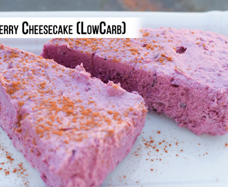 Einfacher Low Carb Blueberry Cheesecake ohne Backen