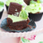 After Eight brownie cupcakes med päronfrosting