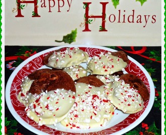 Weekend Gourmet Flashback: Peppermint Bark Brookies #holidaycookies #peppermint #holidaybaking
