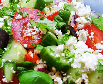 Griekse couscous salade