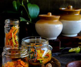 Fresh Turmeric and Ginger Pickle Recipe | Kachchi Haldi Aur Adrak Ka Achar