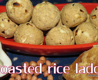 Roasted Rice Laddu I Tambittu Unde