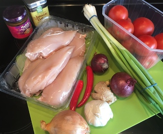 Slowcooker curry pulled chicken