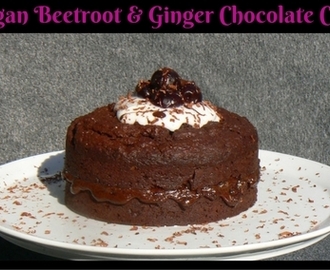 Vegan Beetroot & Ginger Chocolate Cake