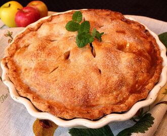 Tarta de manzana americana/American apple pie