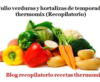 Julio verduras de temporada 2017 thermomix (Recopilatorio)