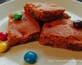 Chewy M&M cookie bars