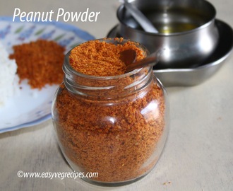 Peanut Powder Recipe -- How to make Peanut Powder for Rice