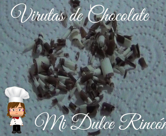 COMO HACER VIRUTAS DE CHOCOLATES EN 2 COLORES, SUPER FACIL!!!!